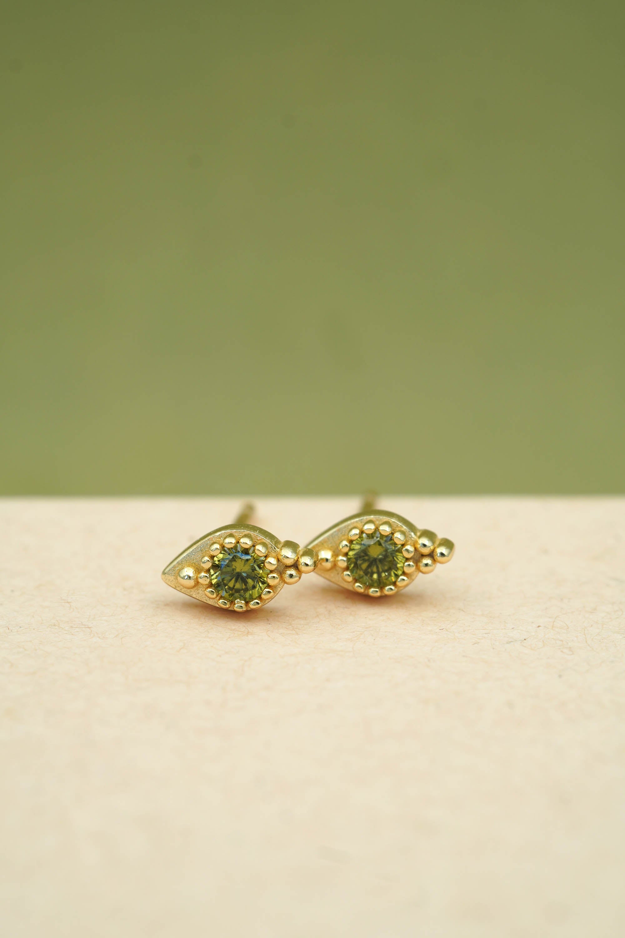 Inner Calm Studs- Gold