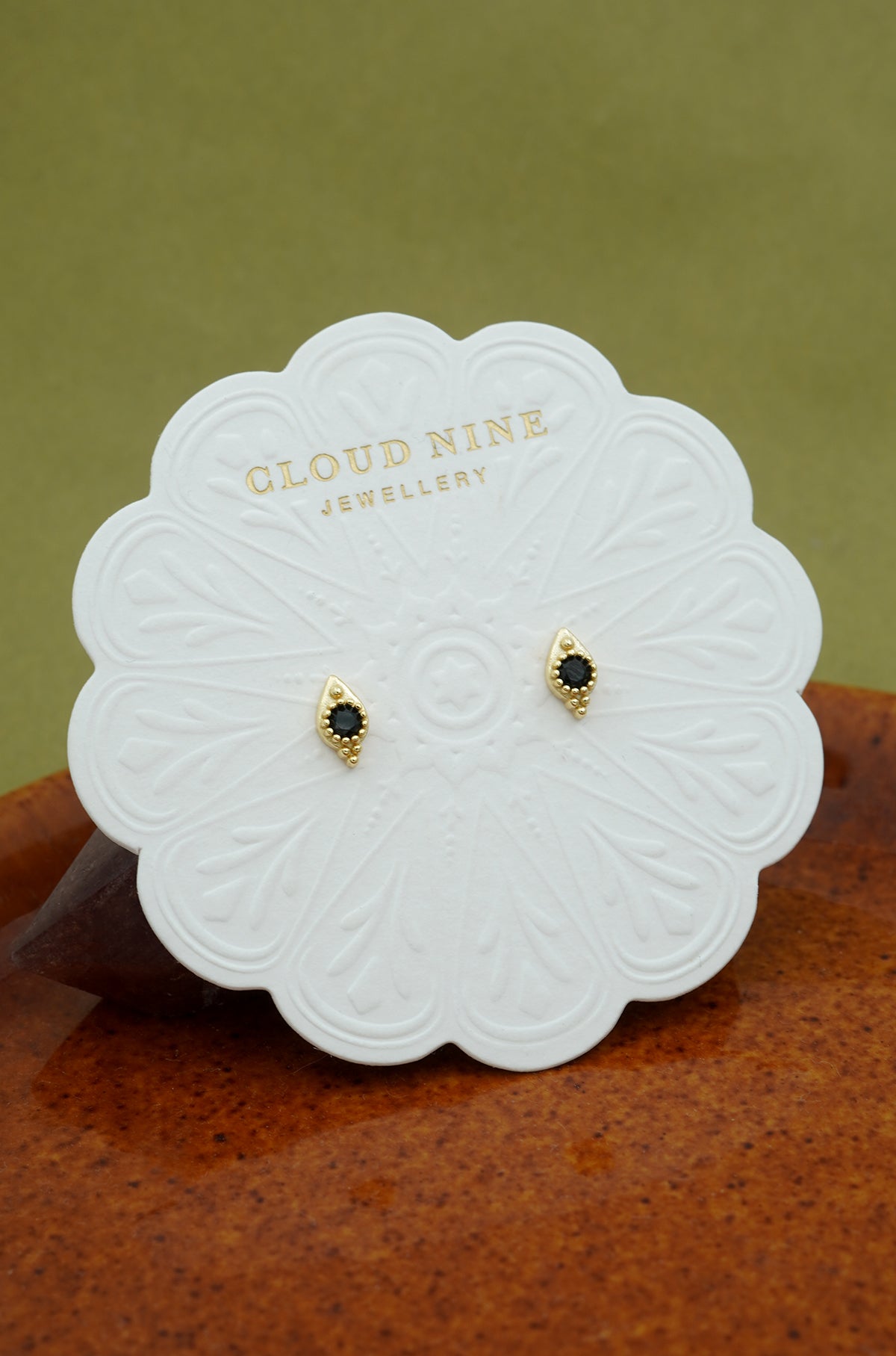 Inner Wisdom Studs- Gold