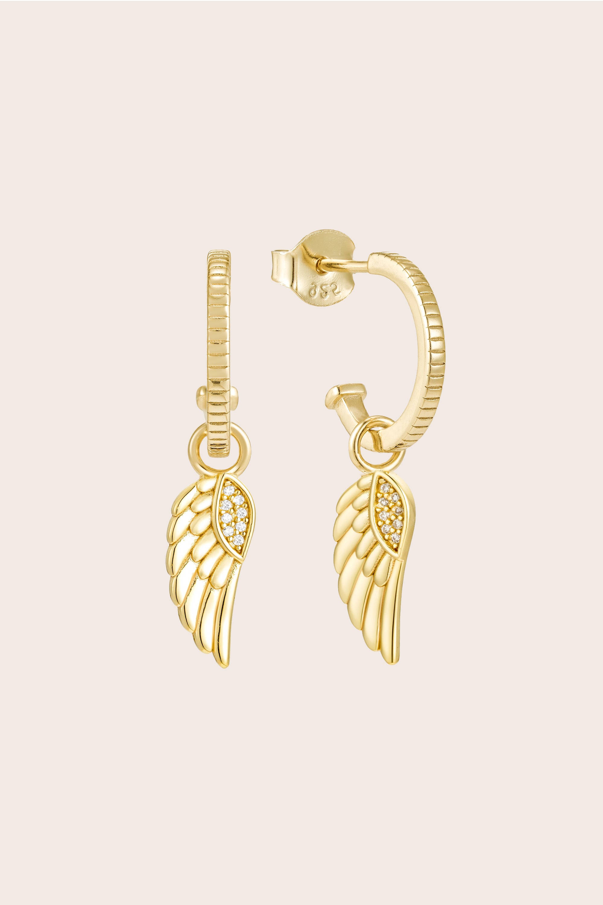 Guardian Angel Hoops - Gold