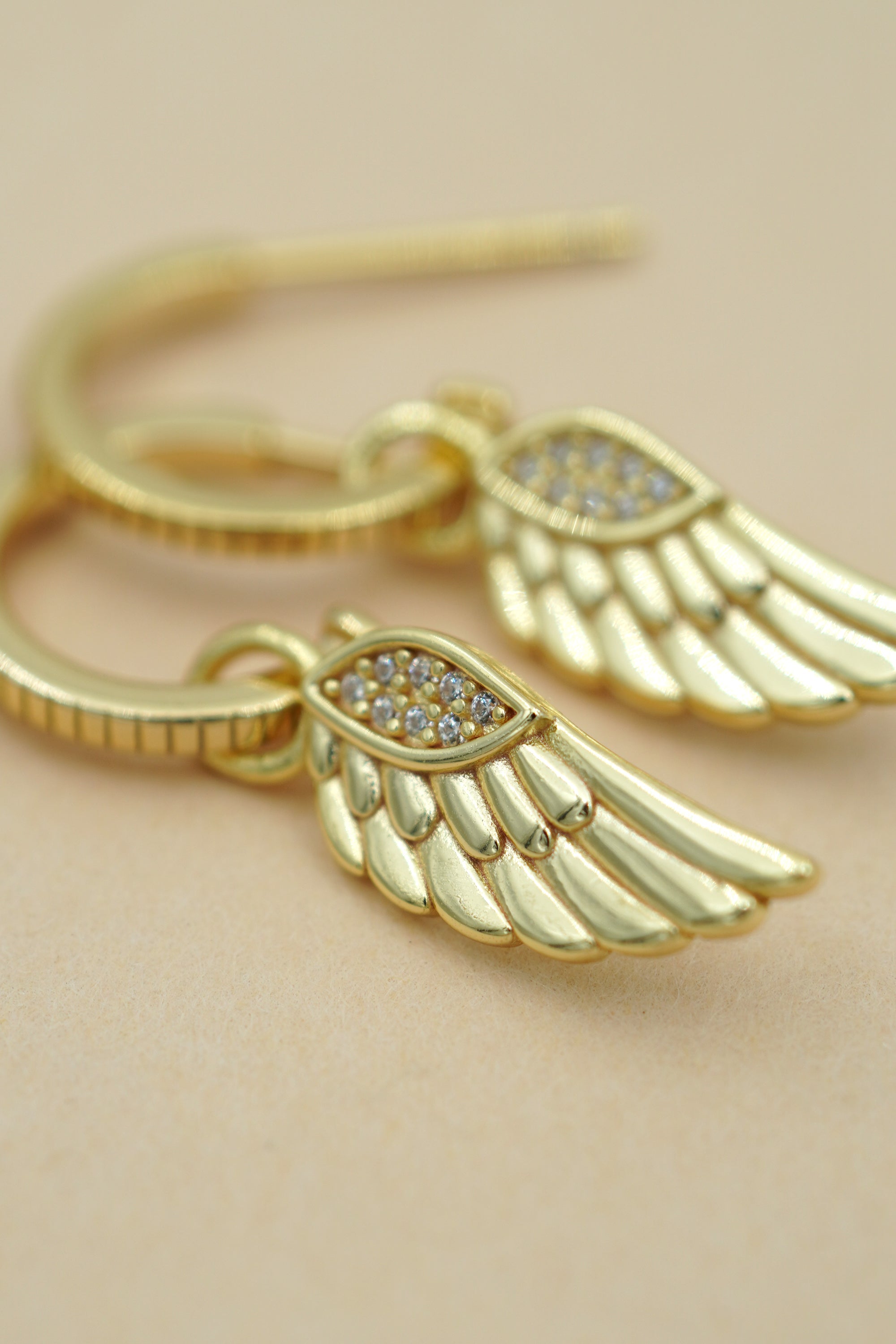 Guardian Angel Hoops - Gold