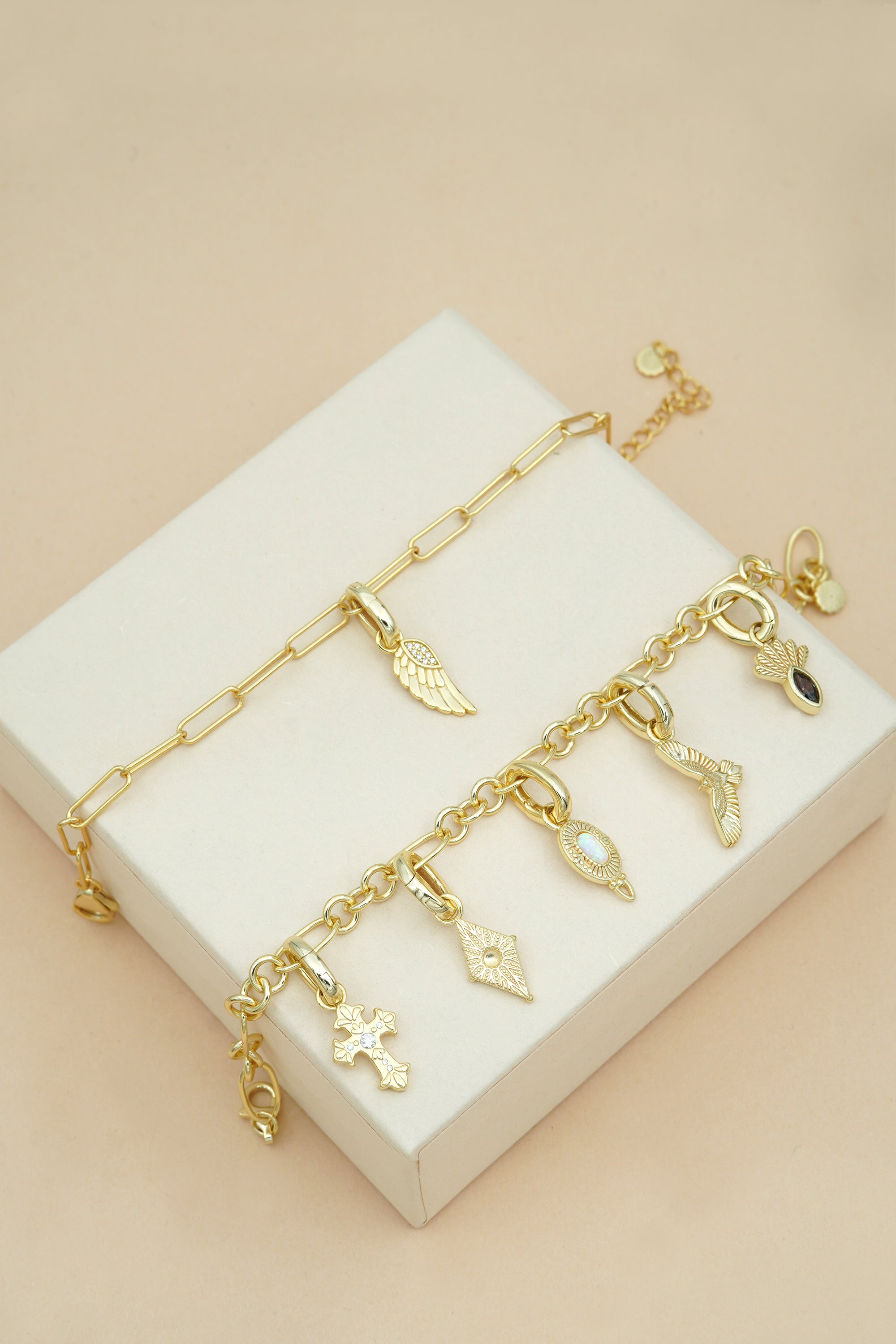 Paperclip Link Bracelet - Gold