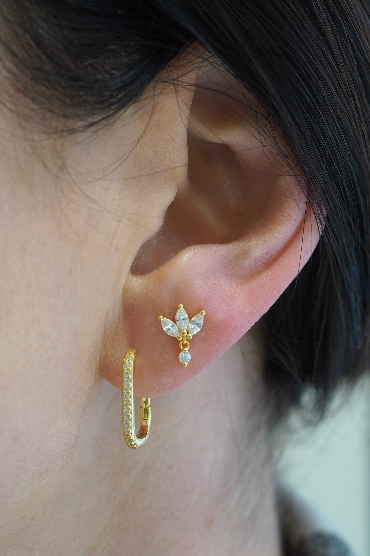 Lotus Studs - Gold