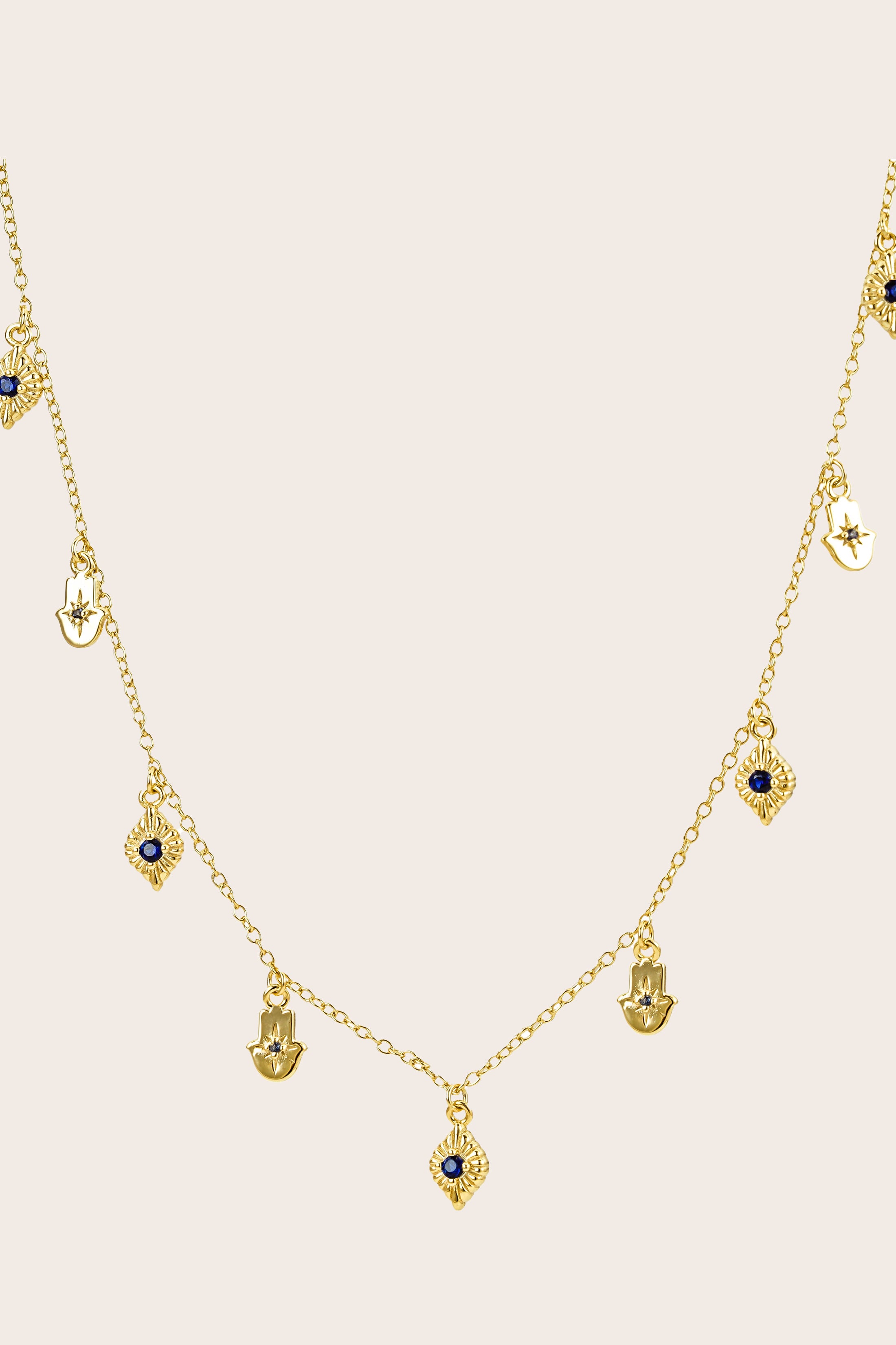 Divine Protection Necklace - Gold