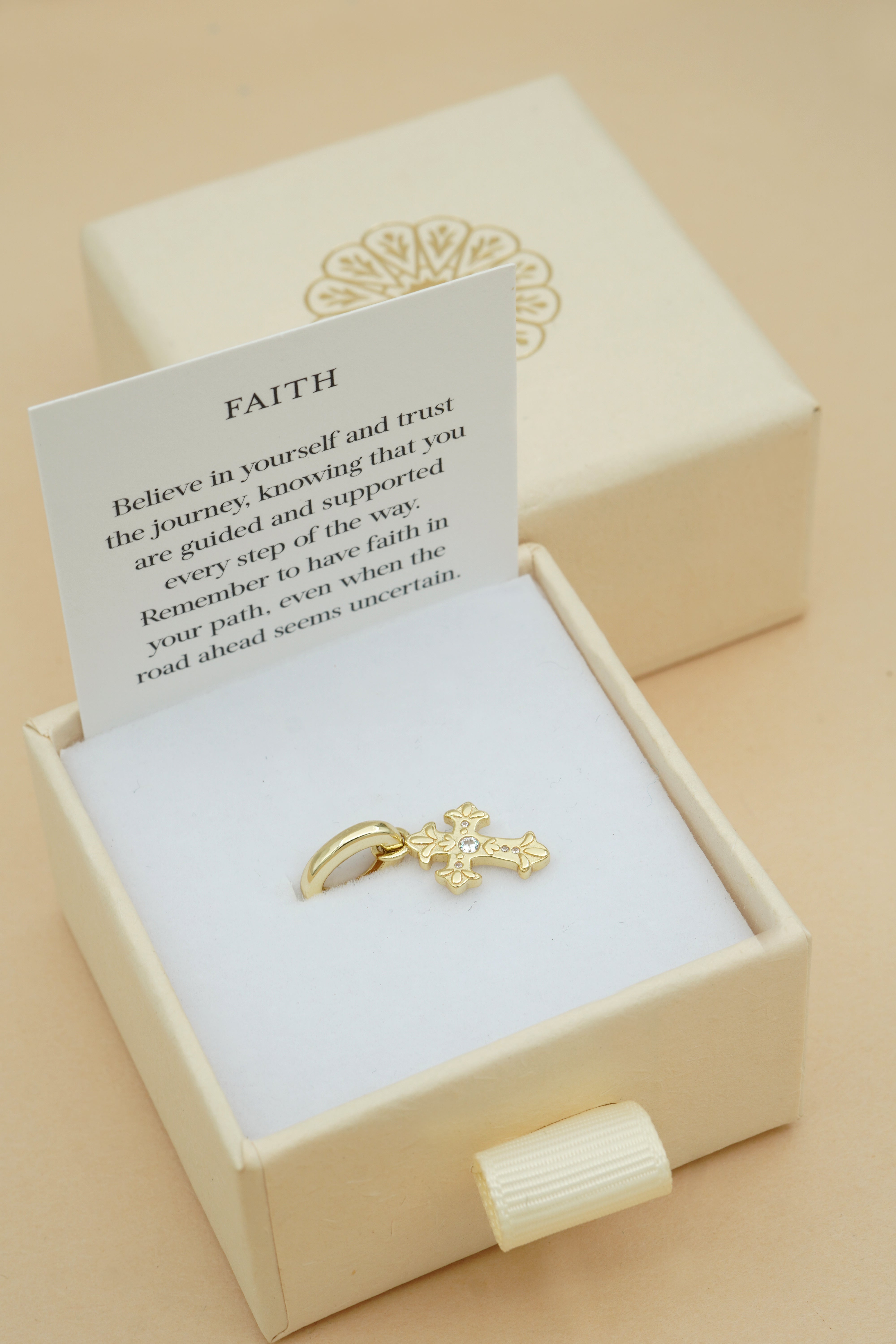 Faith Charm - Gold