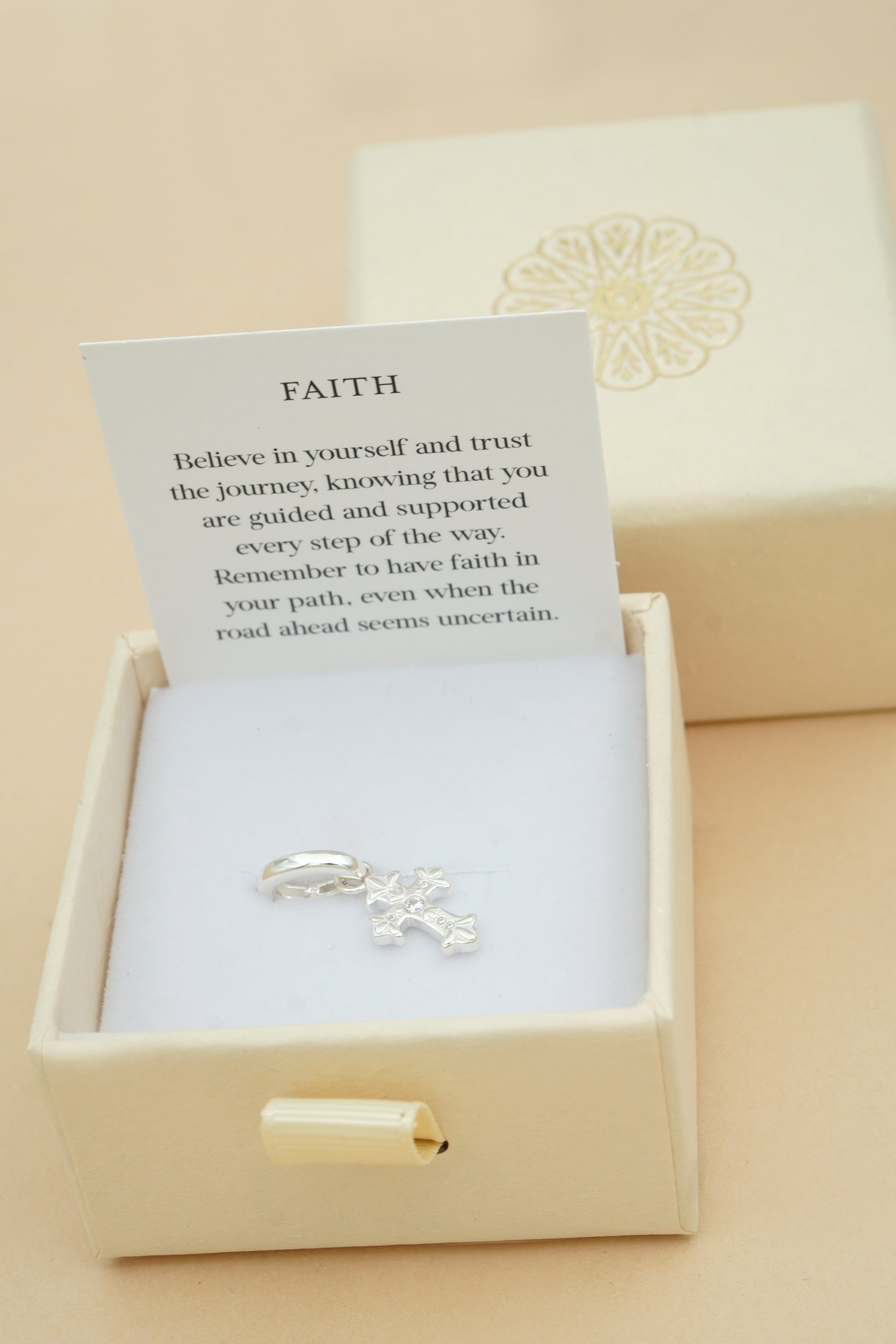 Faith Charm - Silver