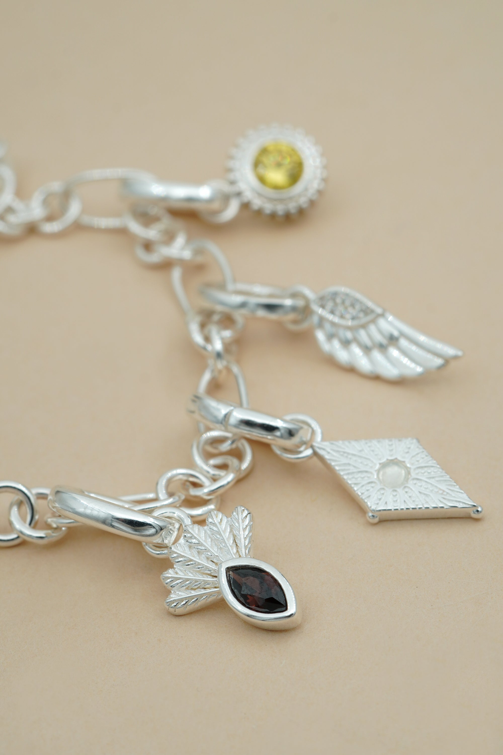 Fantail Charm - Silver