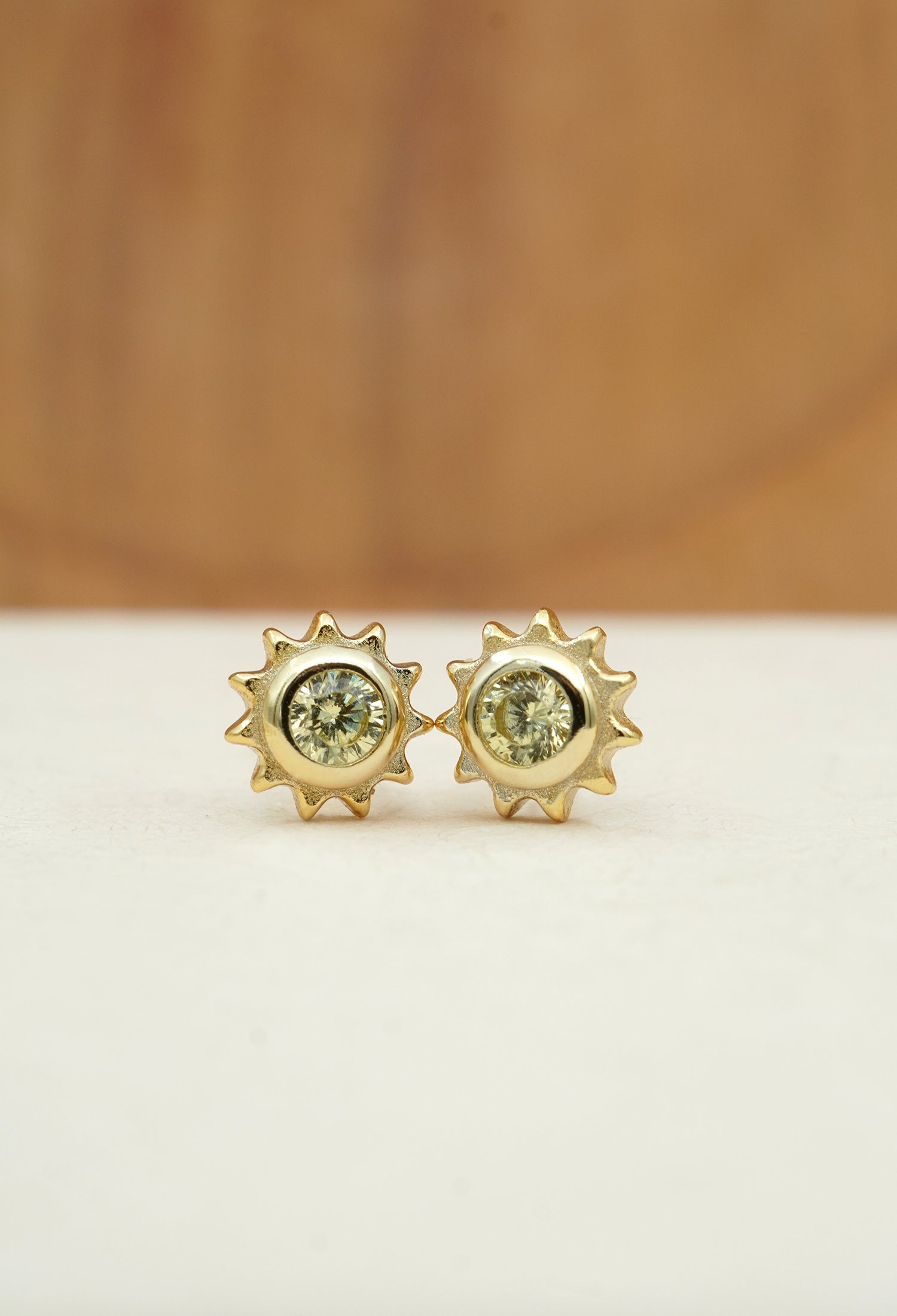 Life Force Sun Studs - Gold