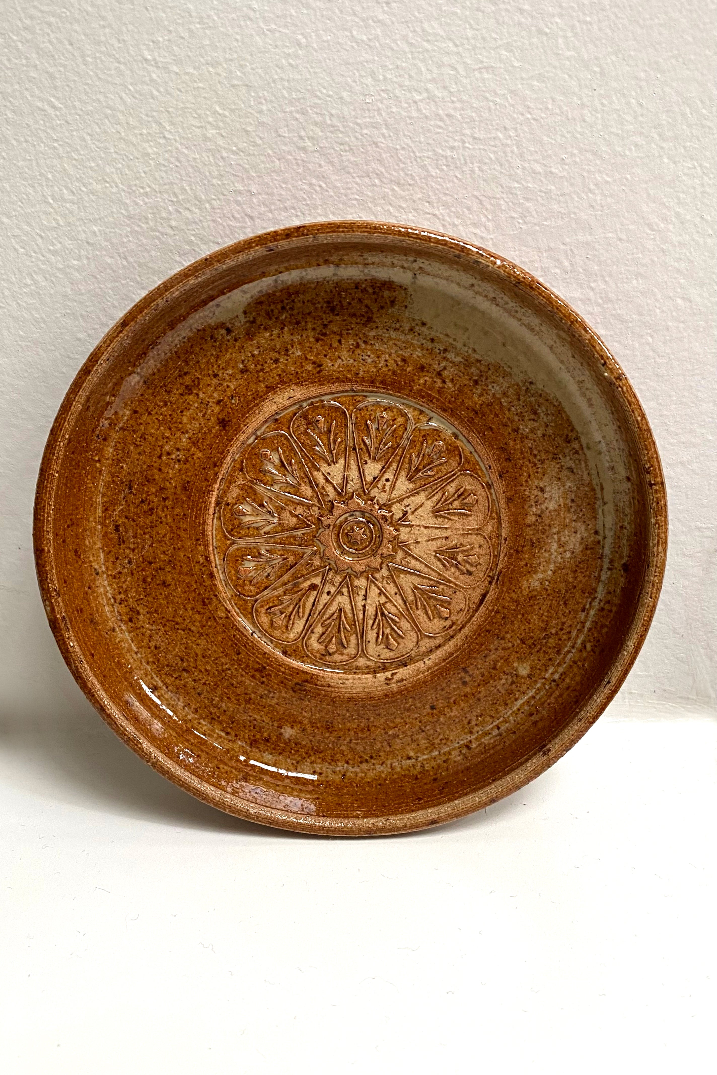 Ceramic Trinket Dish - Brown