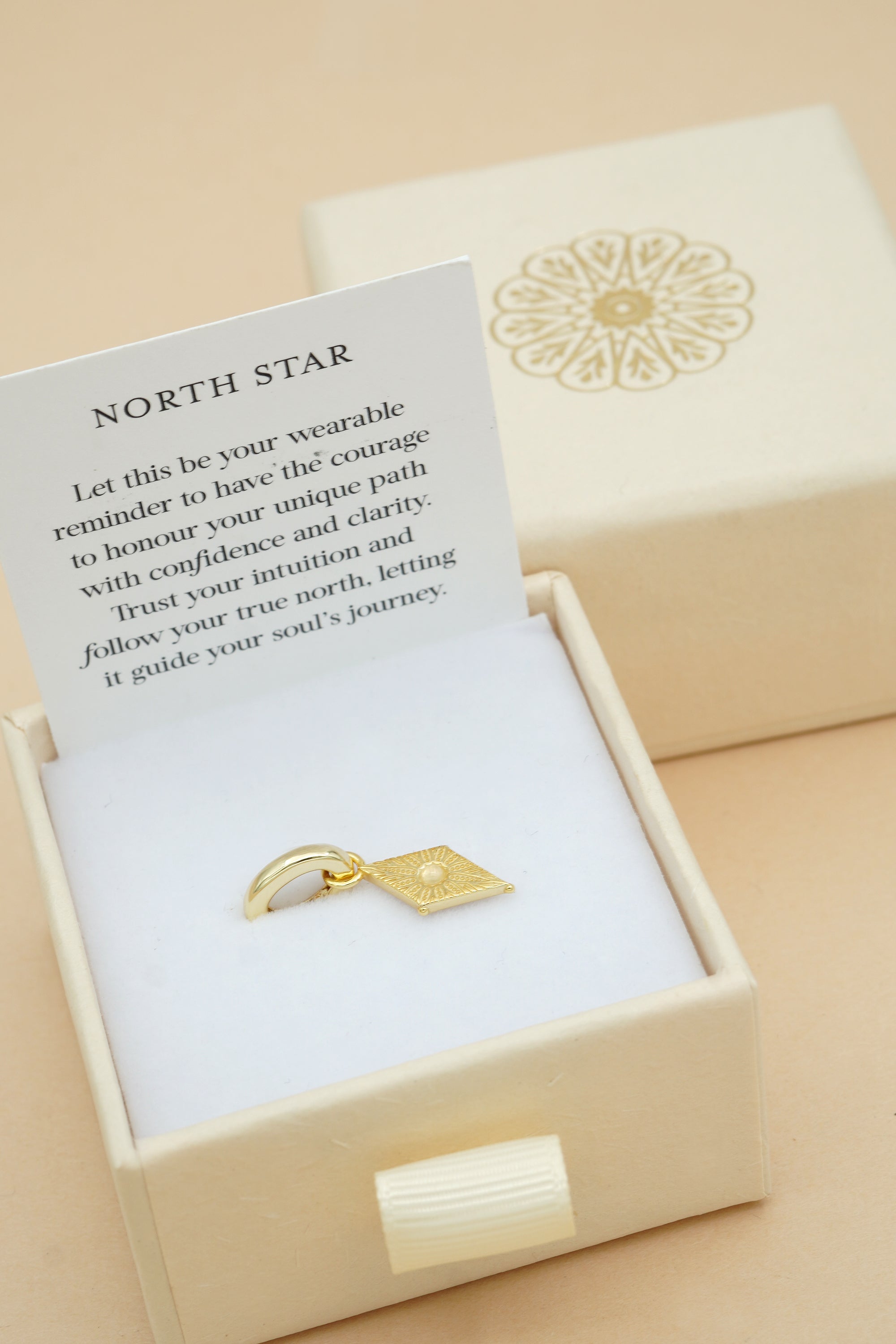 North Star Charm - Gold