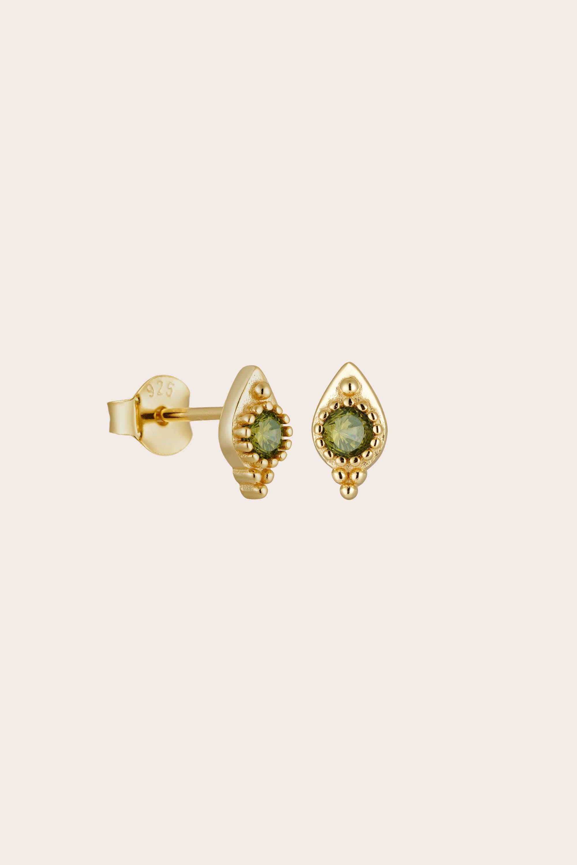 Inner Calm Studs- Gold