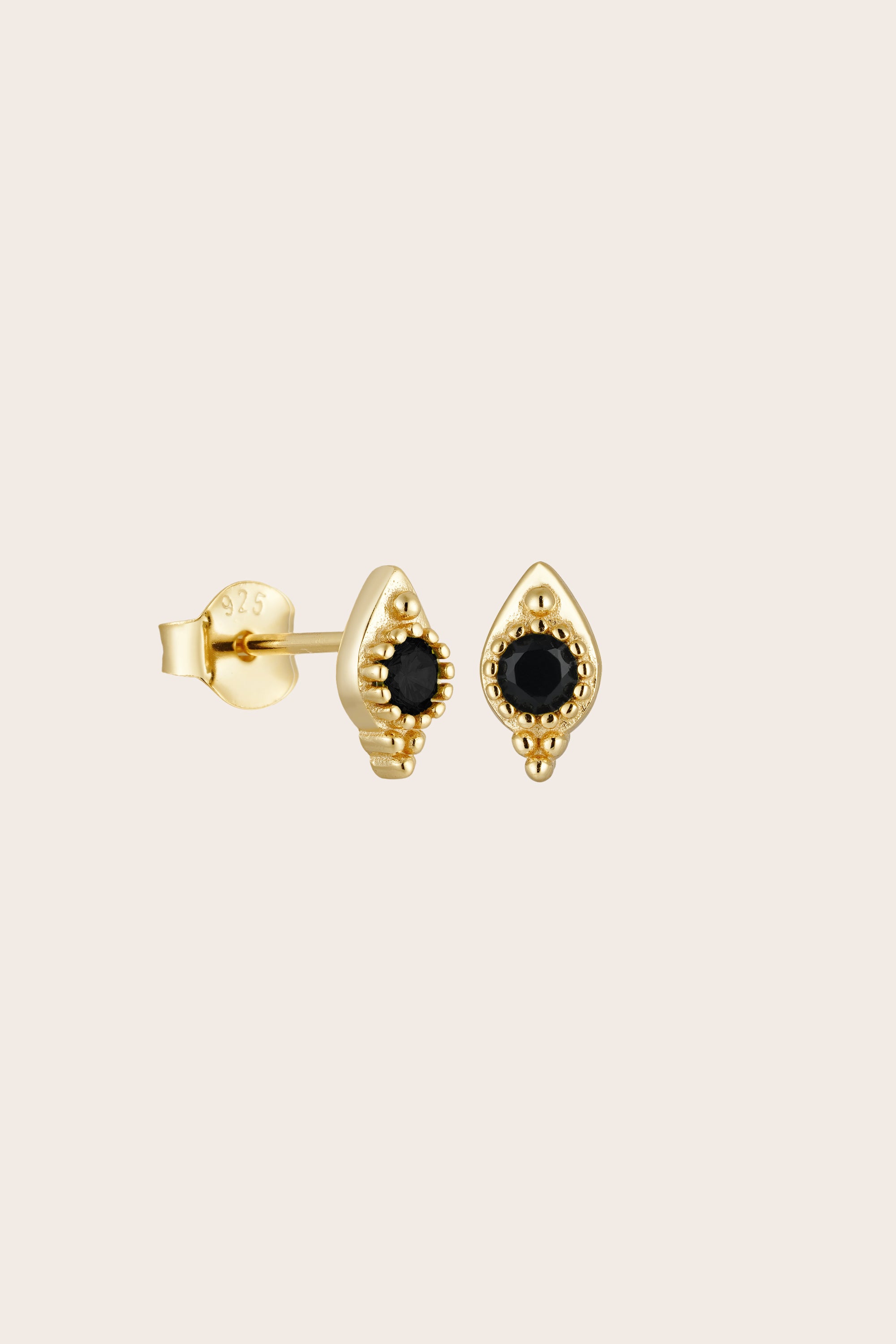 Inner Wisdom Studs- Gold