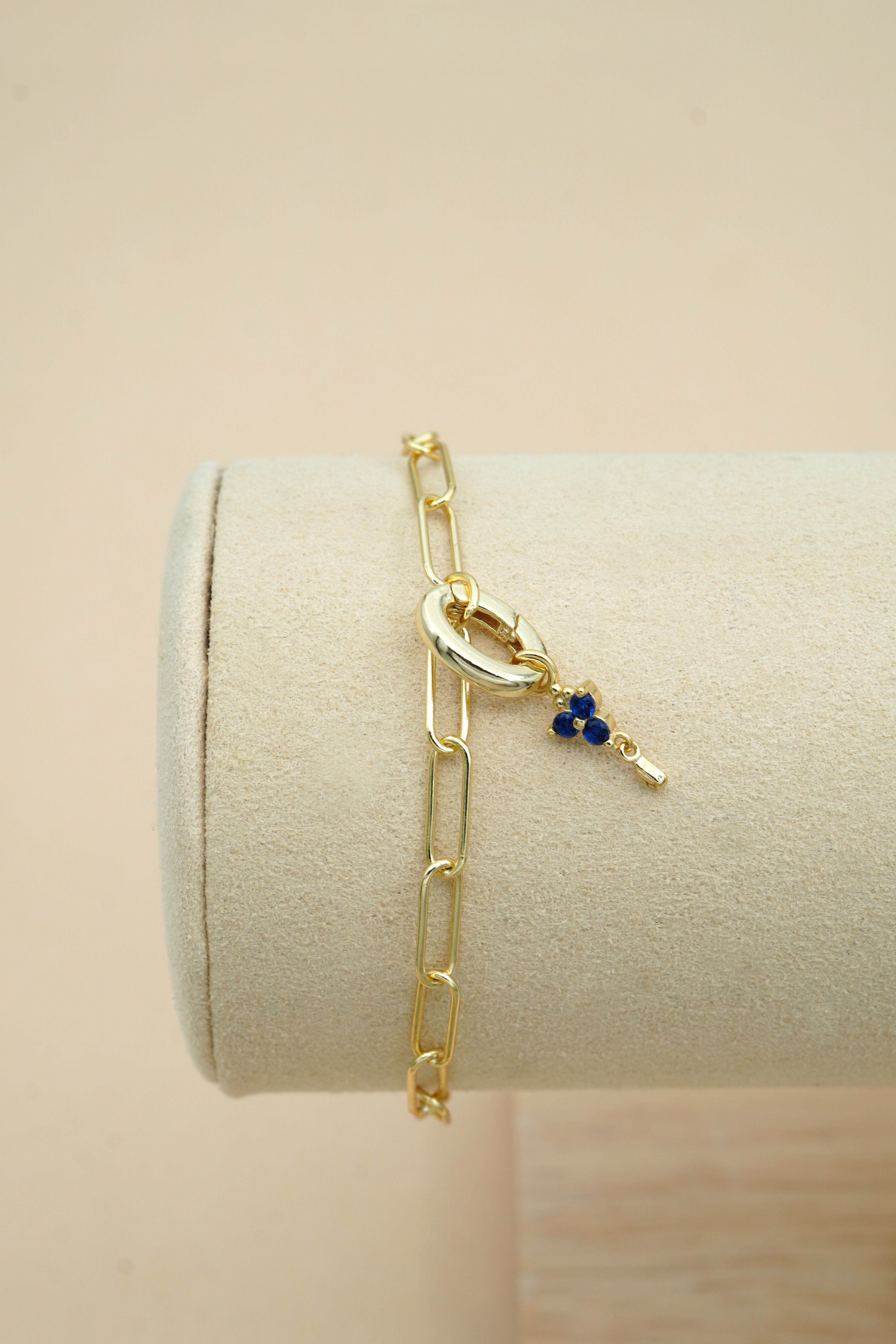 Paperclip Link Bracelet - Gold