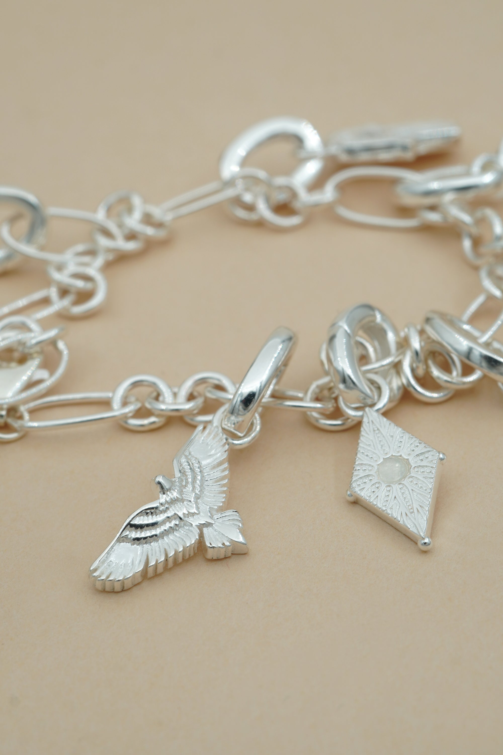 Soar Charm - Silver