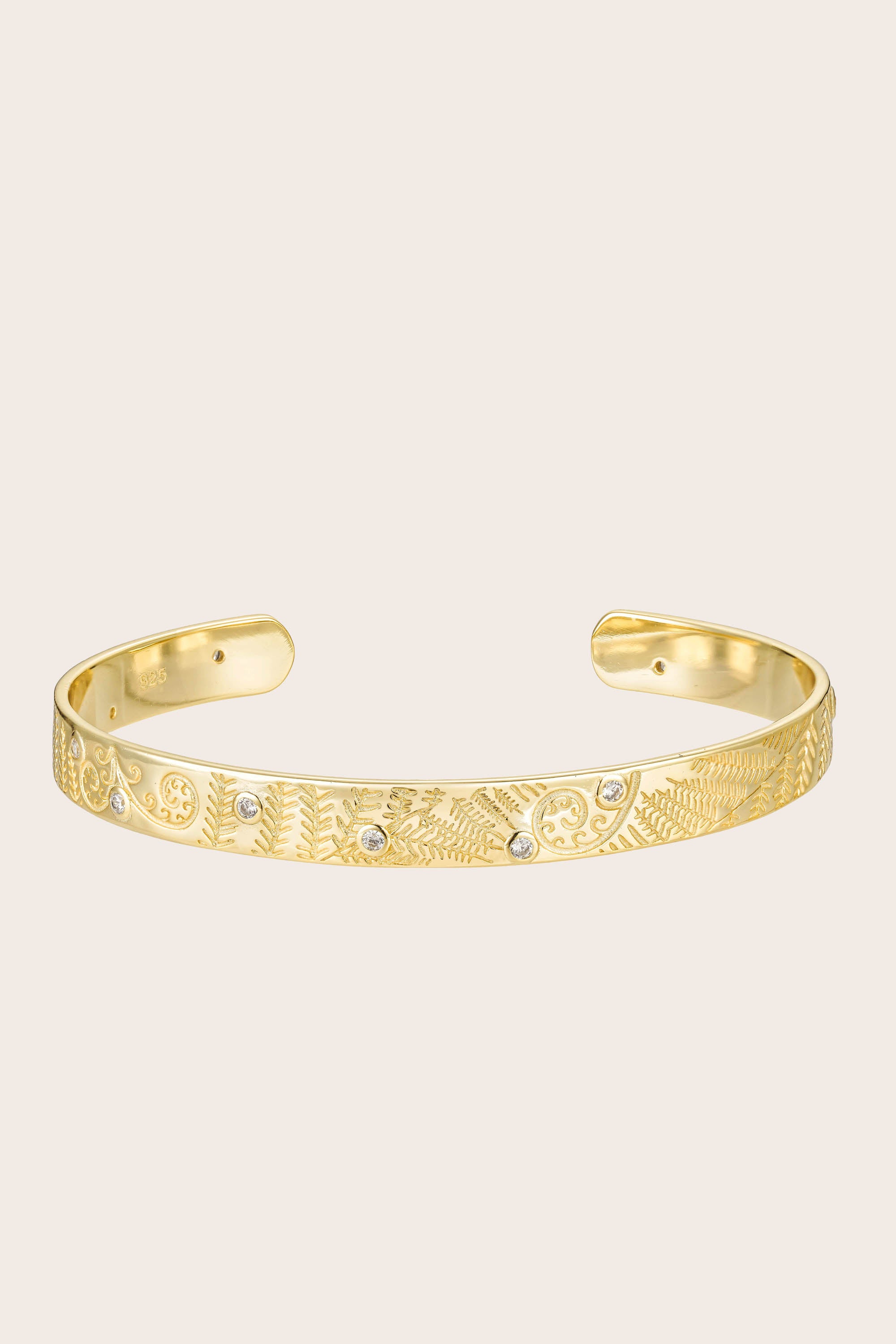 Strength Within Cuff- Gold