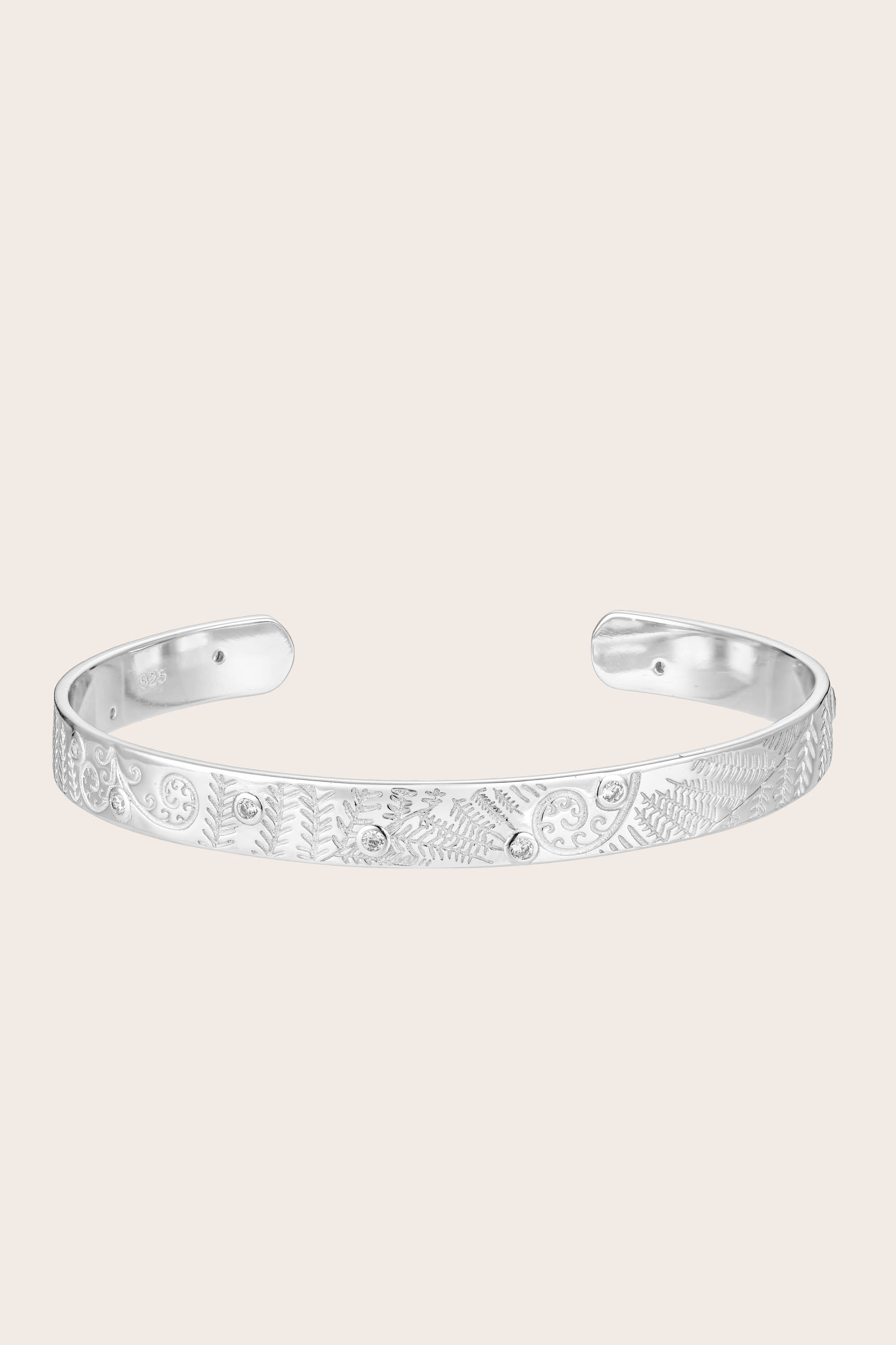 Strength Within Cuff- Silver