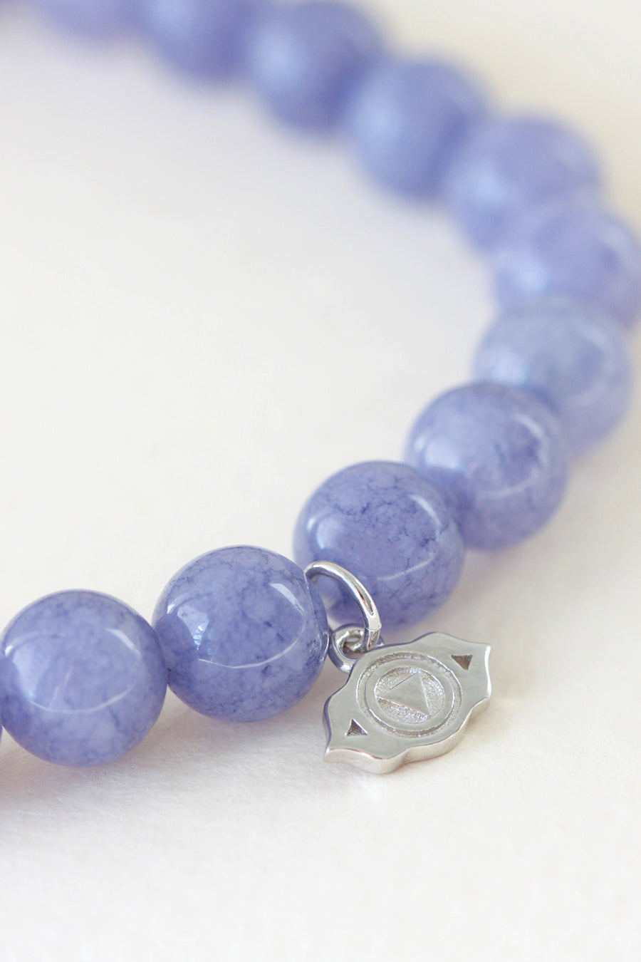 Third Eye Chakra Bracelet Silver