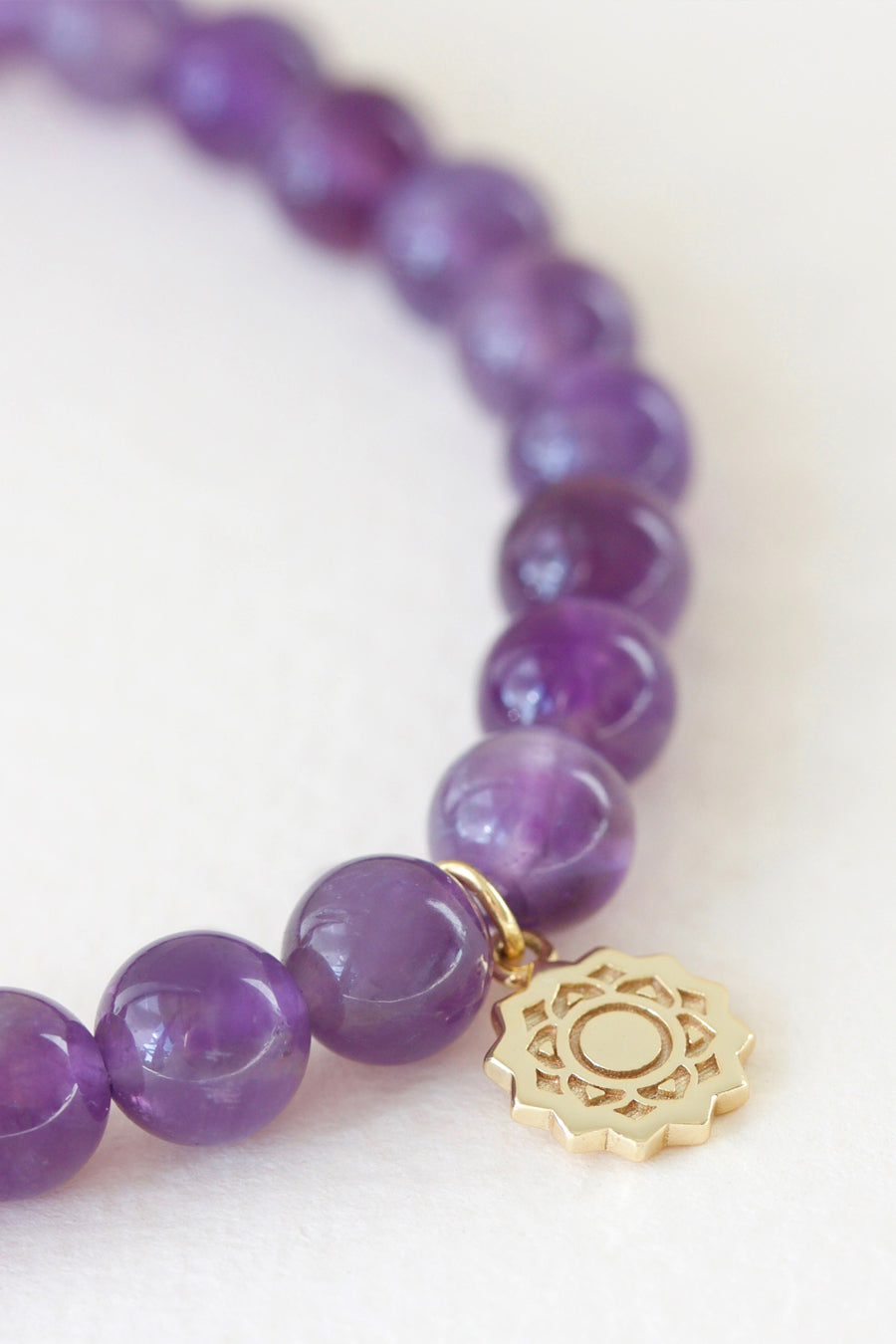 Crown Chakra Bracelet Gold