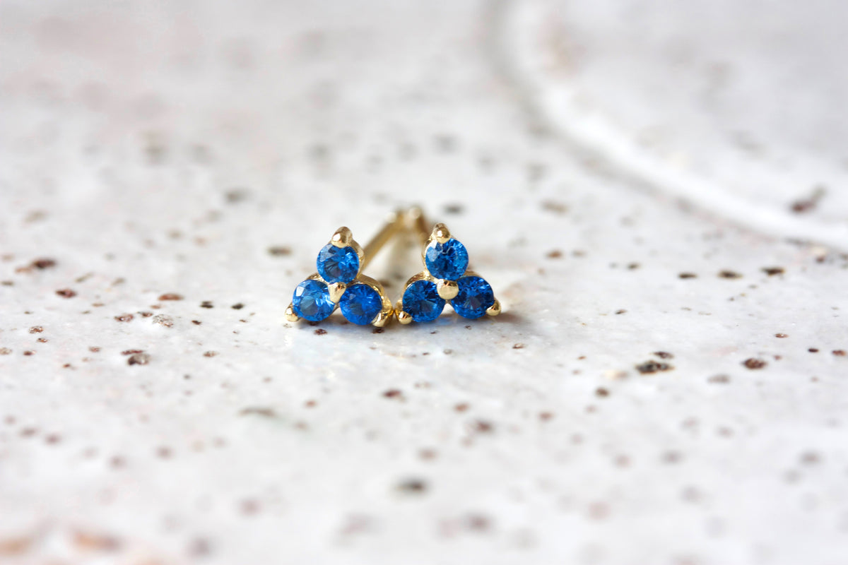 September birthstone hot sale stud earrings